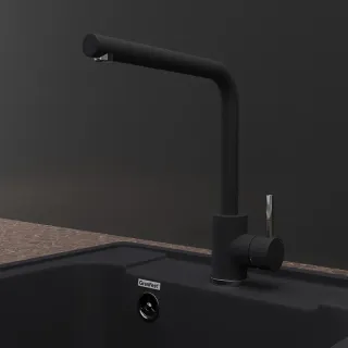 Смеситель для кухни GranFest  URBAN Z-5411 черный